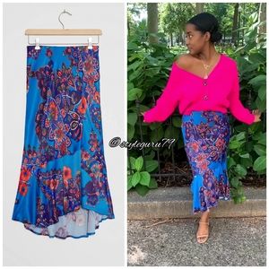 NWT, Anthropologie, Janelle Bias Midi Skirt